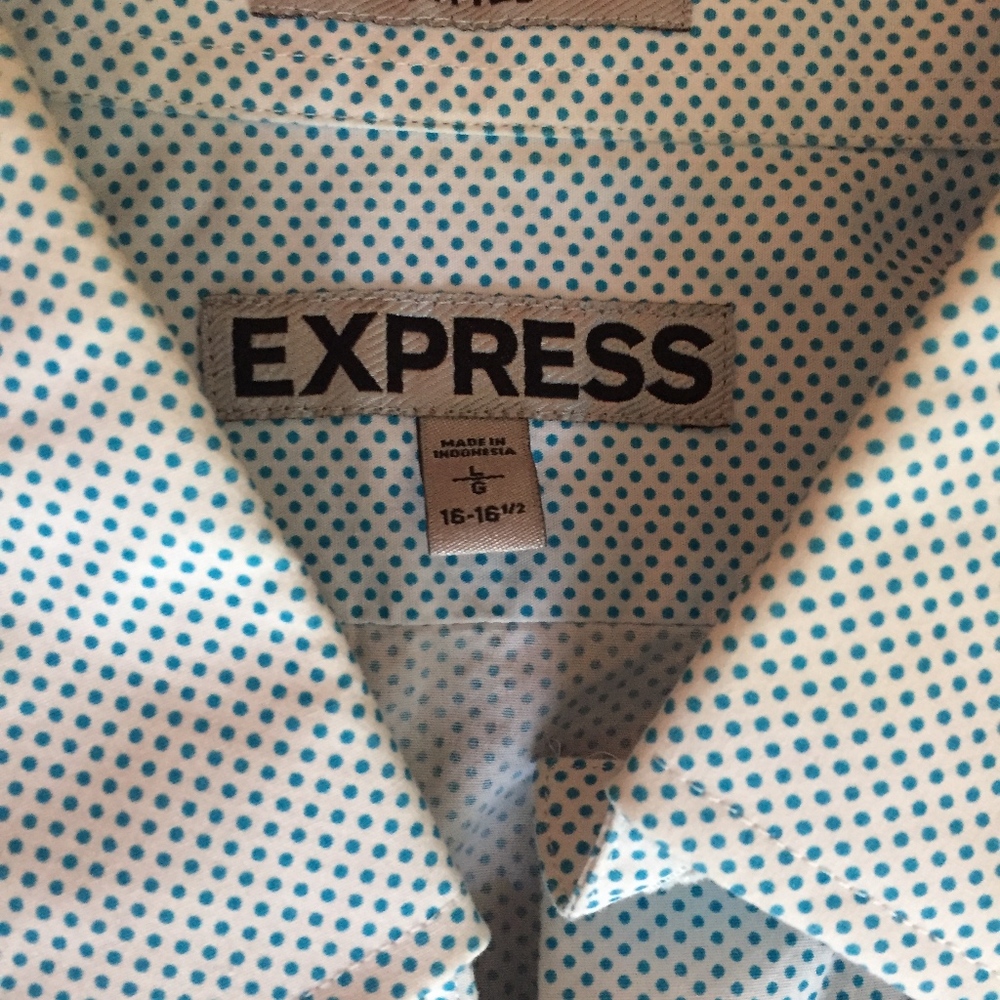 Men's Express Fitted button down - Picture 2 of 2